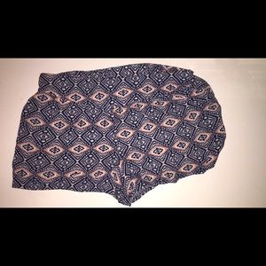 Girls tribal print shorts