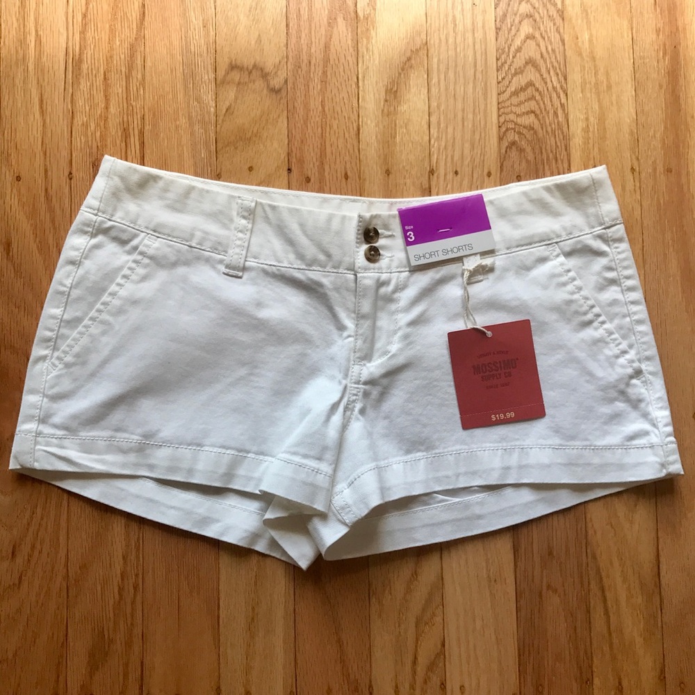 NWT White Mossimo Shorts.
