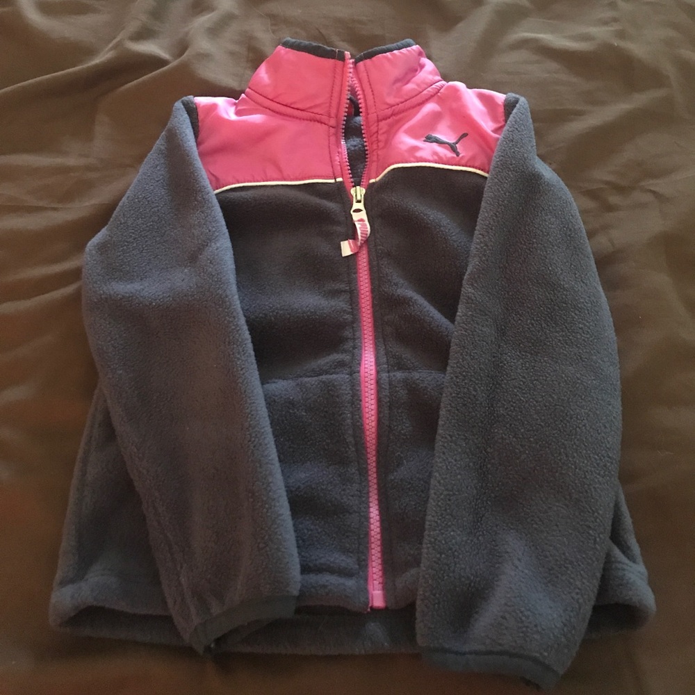 Girls size 5 puma fleece EUC