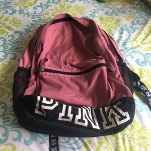 Pink back pack