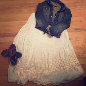 Blue Asphalt floaty skirt