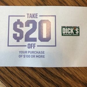 Dick's Sporting Goods Offer Expires: 08/27/2017