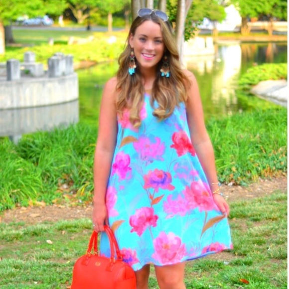 Floral shift dress - Picture 7 of 8