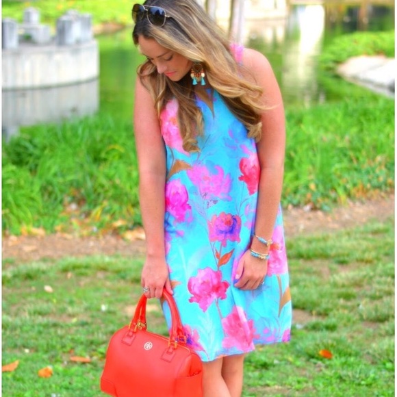 Floral shift dress - Picture 8 of 8