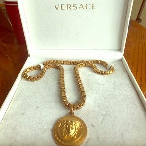 Versace Single Medusa Necklace