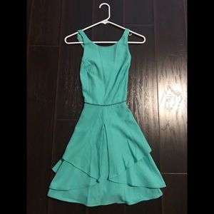 Green Skater Dress