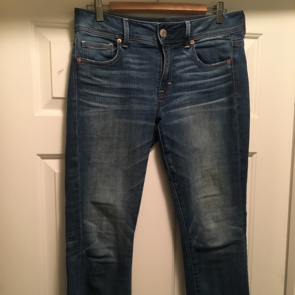 AEO crop jeans size 10