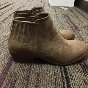 Charlotte Russe tan booties