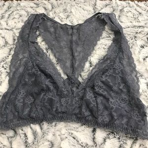 Victoria Secret Grey Lace Bralette!