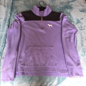 PINK purple turtle neck jacket