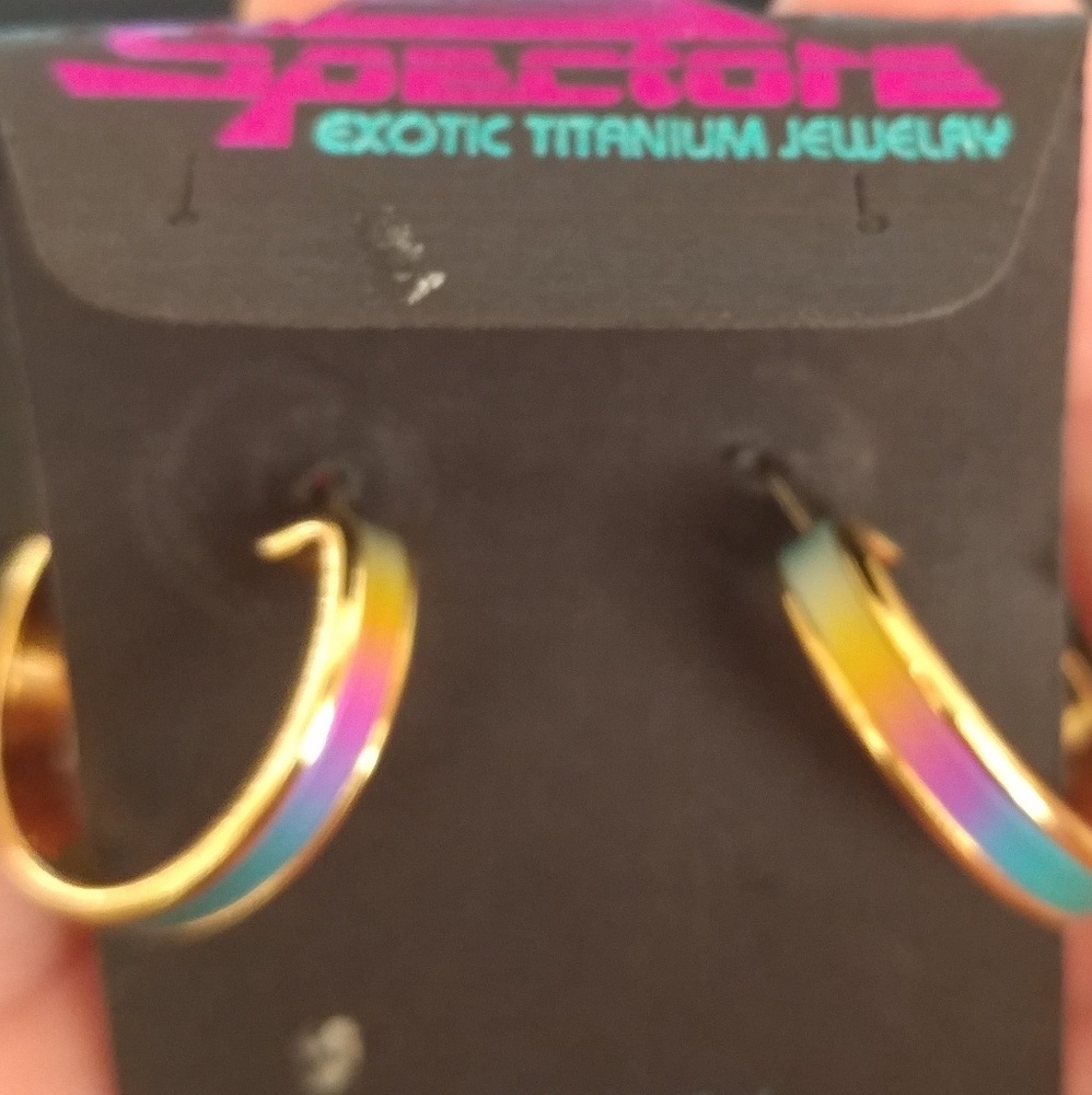 Spectre Exotic Titanium Earrings
