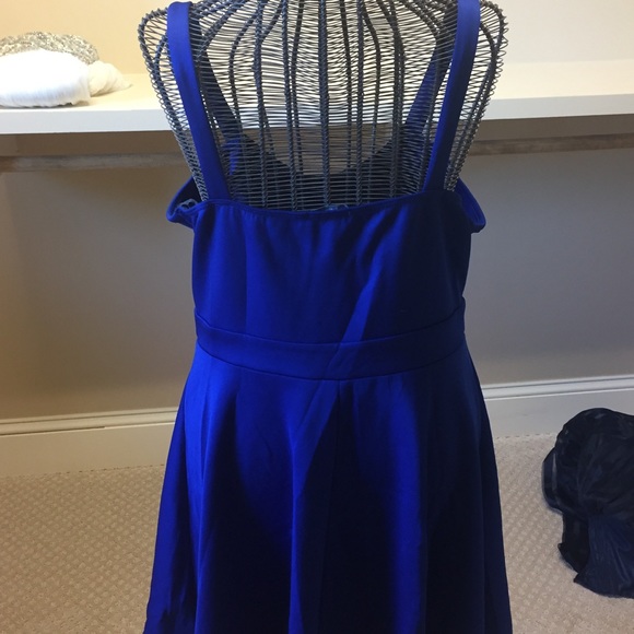 Blue dress with beading - Picture 4 of 5