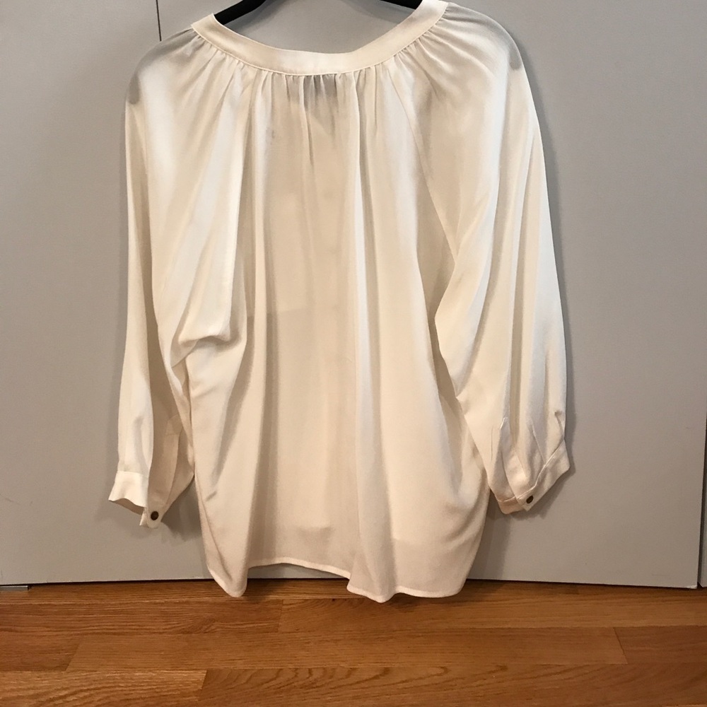Off White Button Front Blouse. - image 2