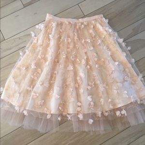 Fluttered Eva Franco Midi Skirt- Anthropologie