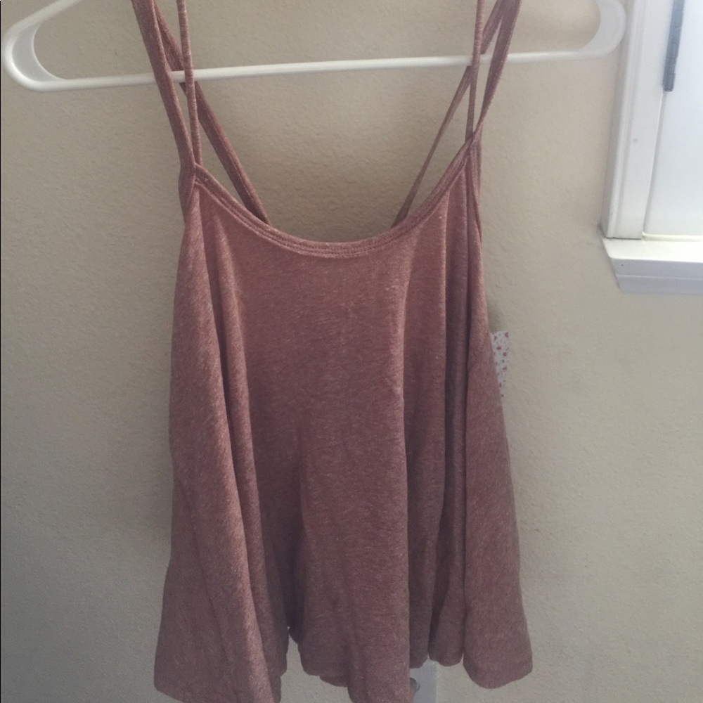 Free People Salmon colored tank top