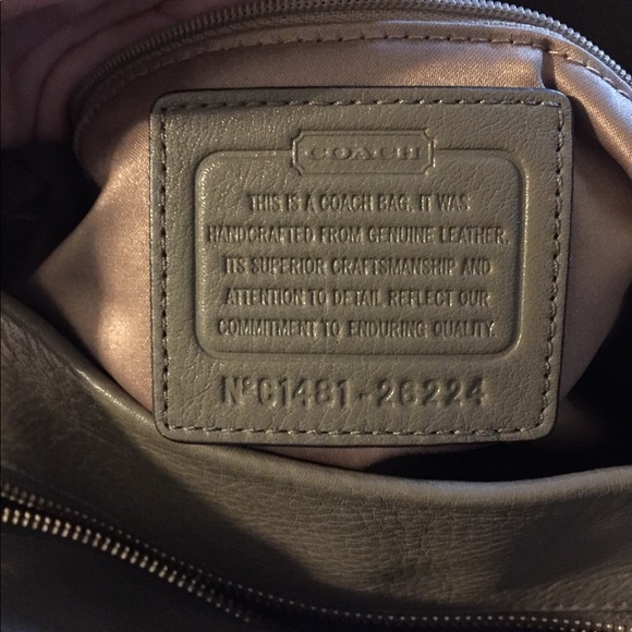 Coach bag and matching wallet, good condition!