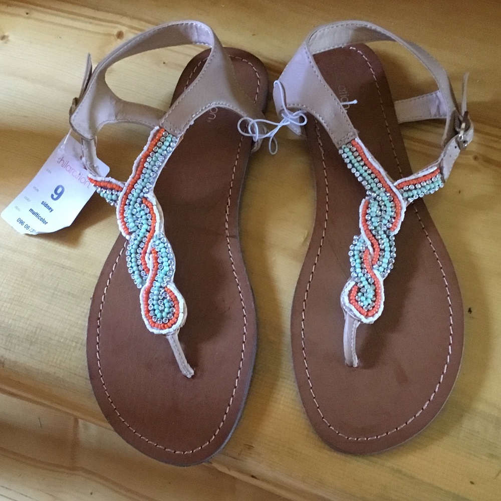 NWT EMBELLISHED SANDALS BRAND NEW