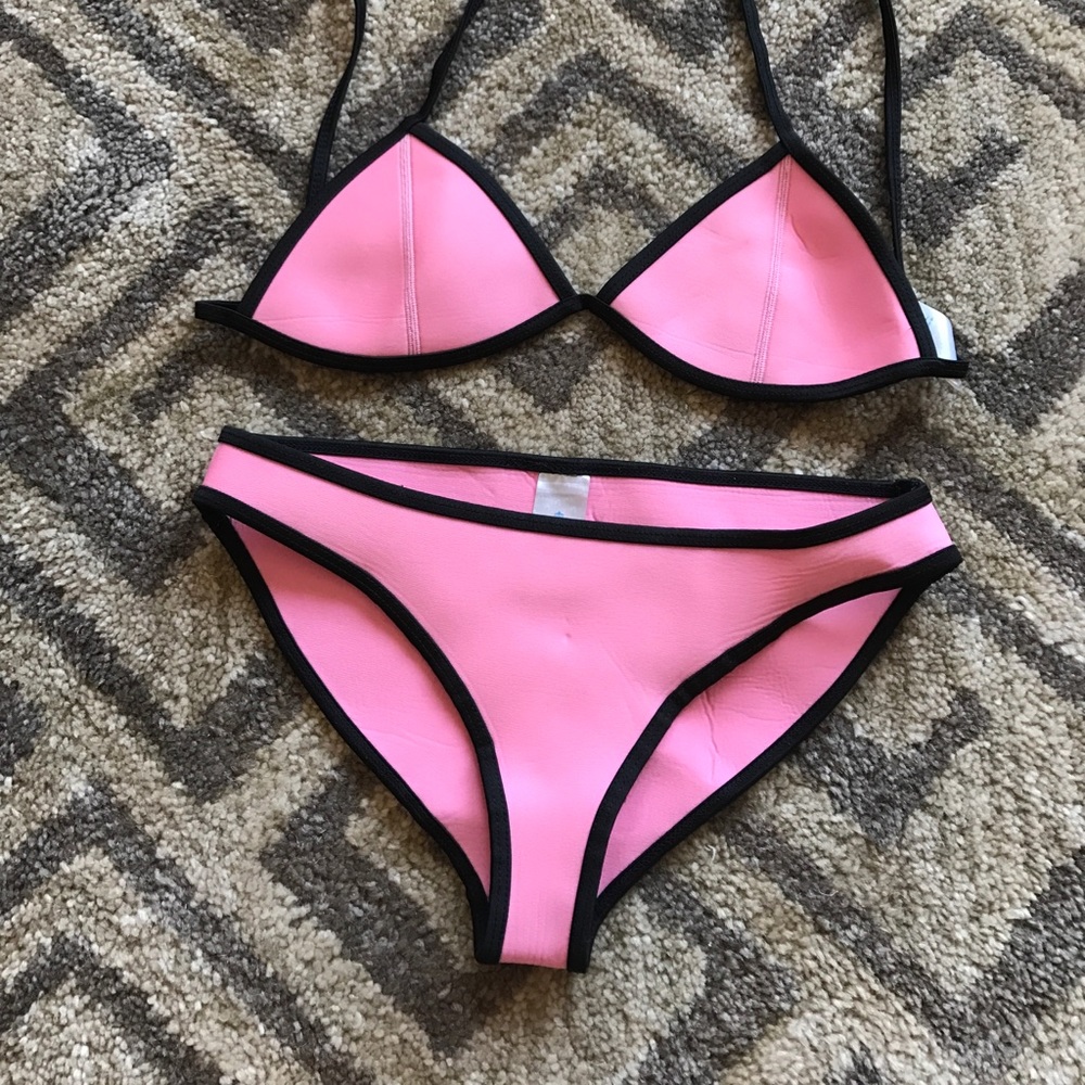 Adorable pink swim suit