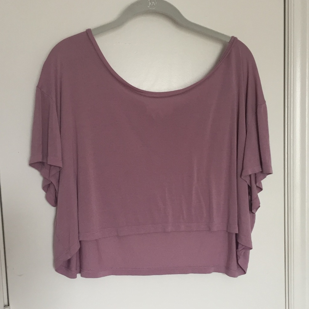 F21 Boxy Crop Top! Very flattering color!