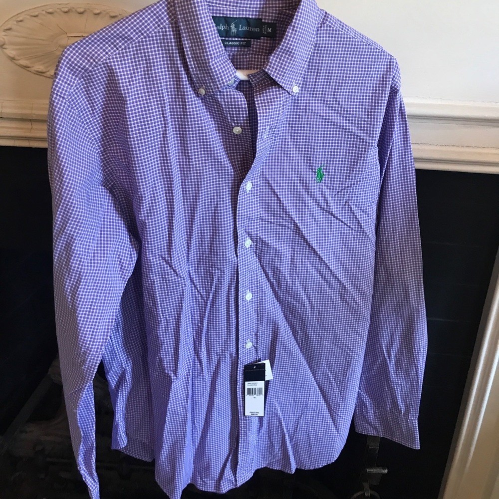 men's button down ralph lauren