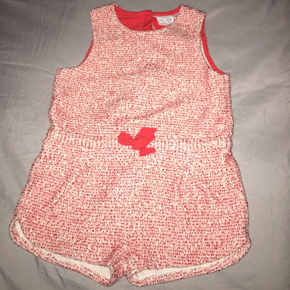 Zara orange romper