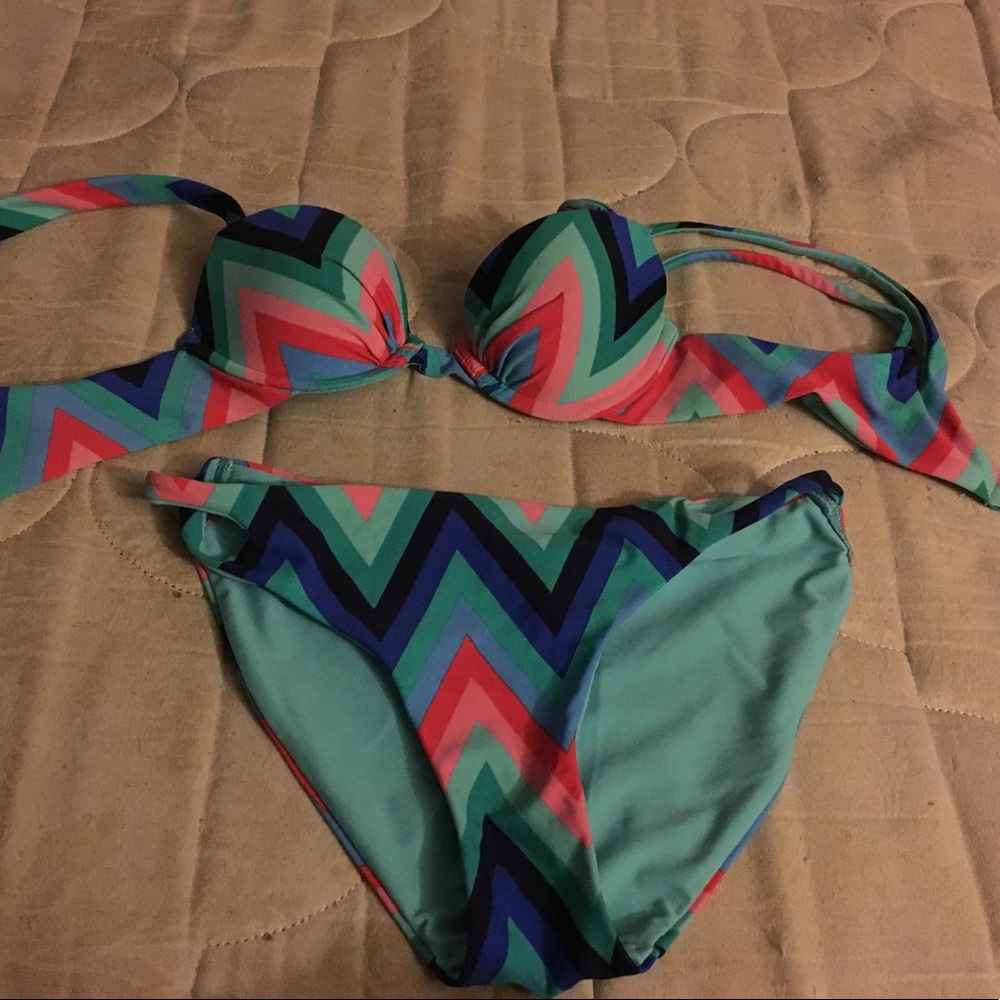 Multi colored bikini! AE