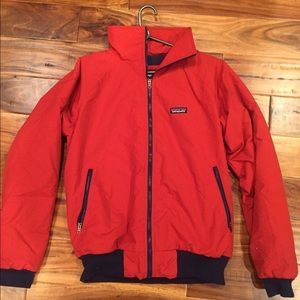 Patagonia fleece lined coat