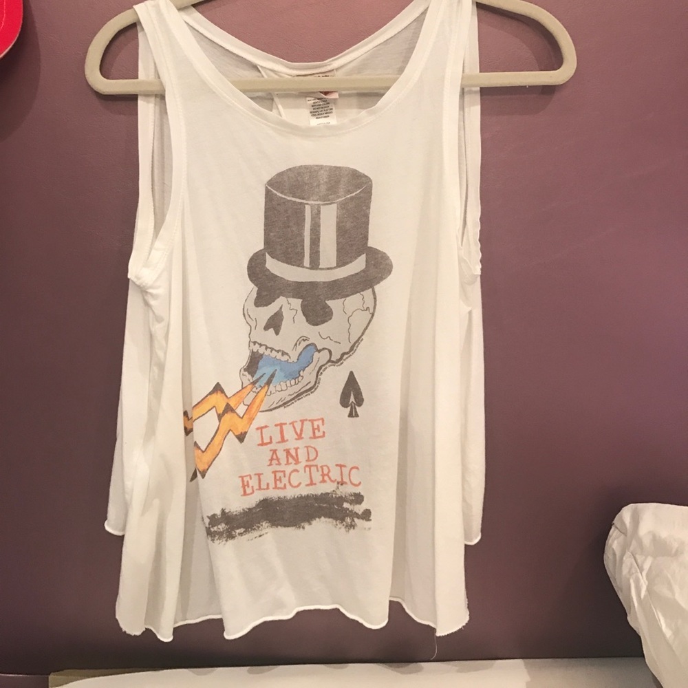 Junk food graphic tank top