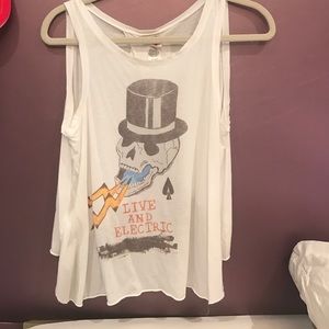Junk food graphic tank top