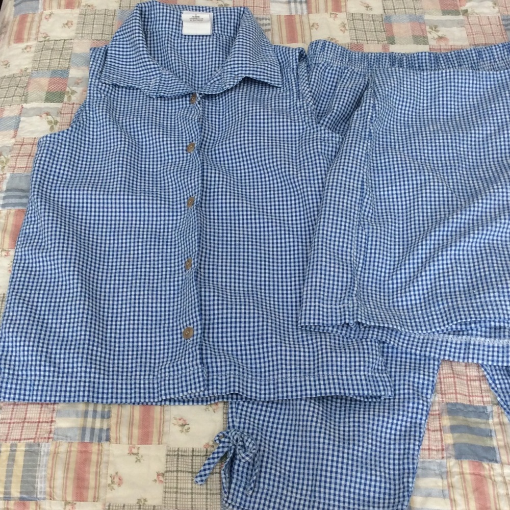 Kelly's Kids Sz 8 shirt pants skorts set girls