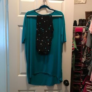 LulaRoe Irma and leggings set