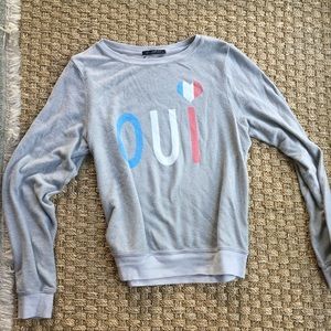 Wildfox grey pullover - Oui