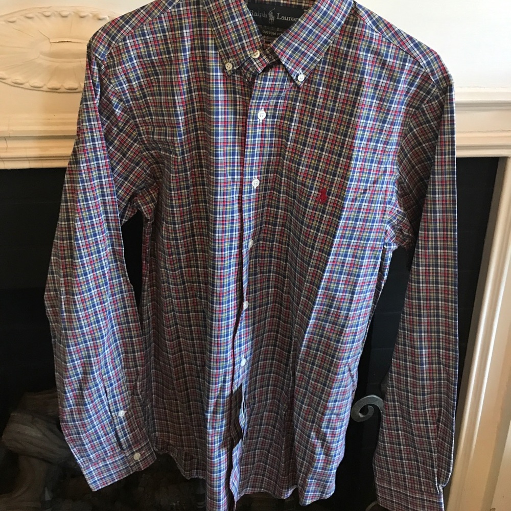 men's ralph lauren button down size small