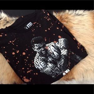 Bleached " Ali " Oversized Tee 🔥