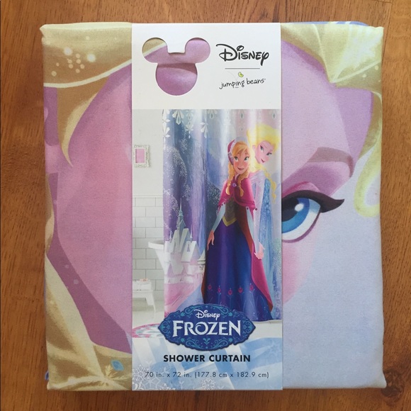 Jumping Beans Bath Disney Frozen Shower Curtain Elsa And Anna