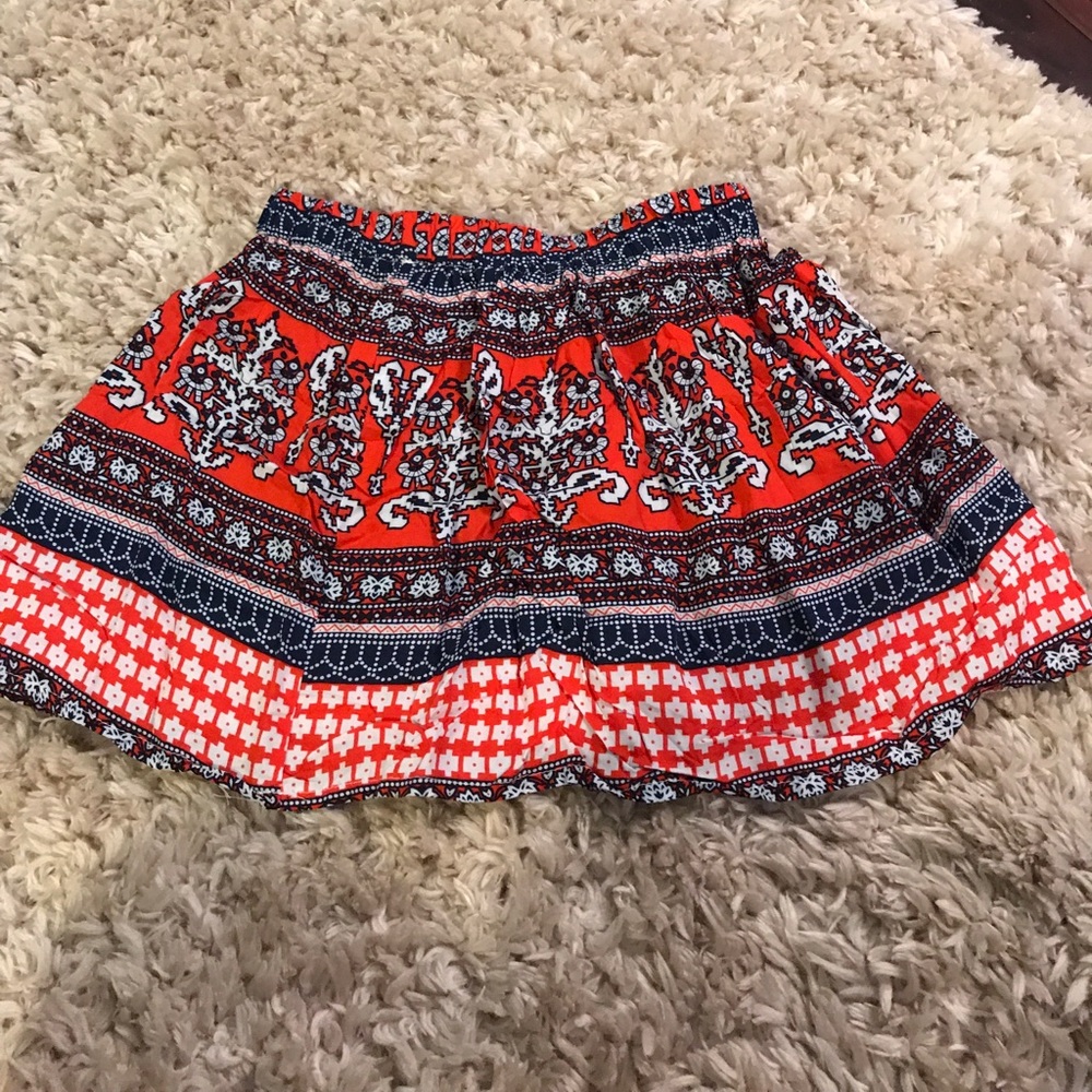 Patterned skirt