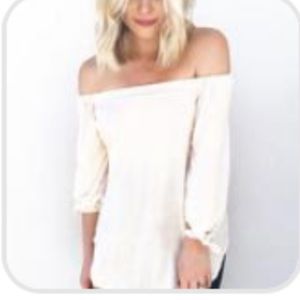 NWOT Brooklyn off the shoulder top