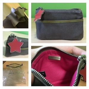 Marc Jacobs small canvas pouch.