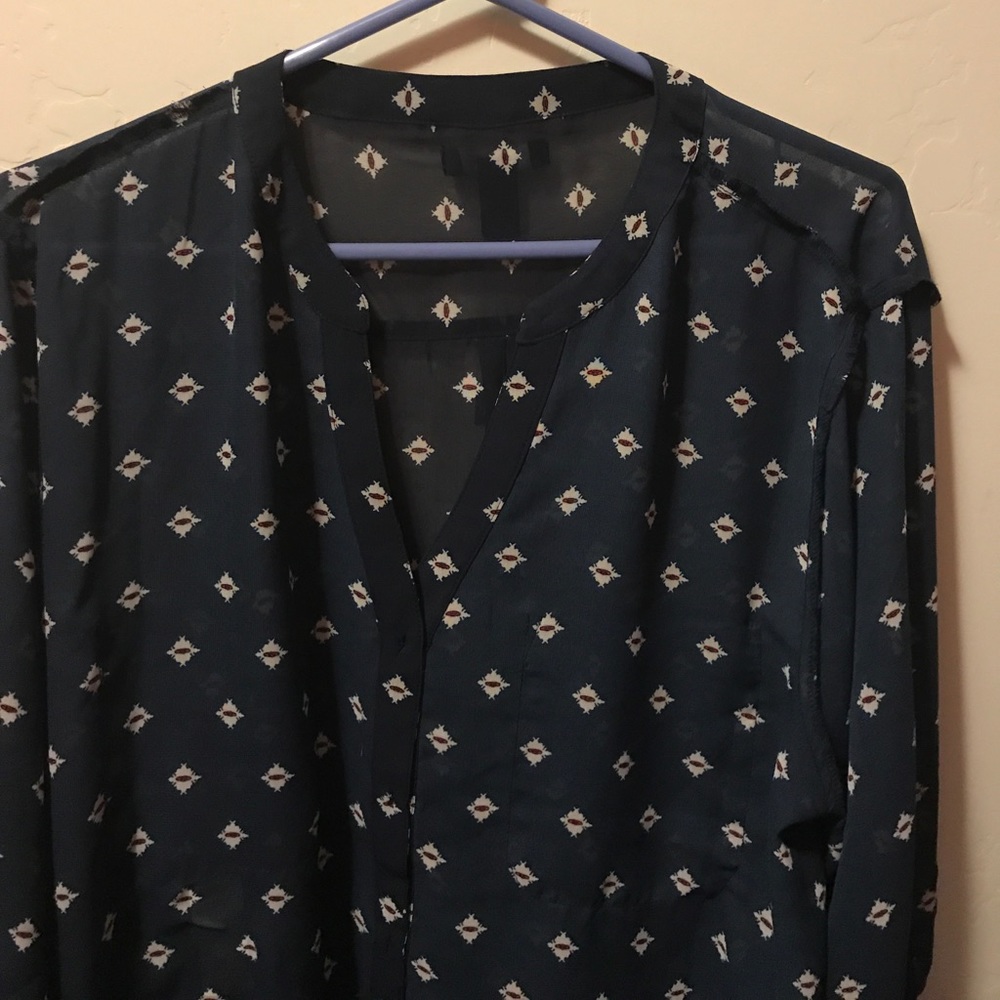 Gap blouse navy blue