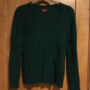 Forest green sweater