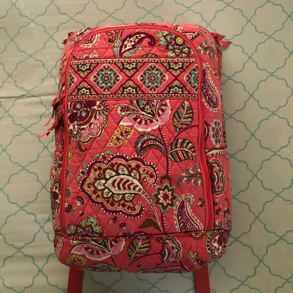 Vera Bradley 'Call Me Coral' tech backpack