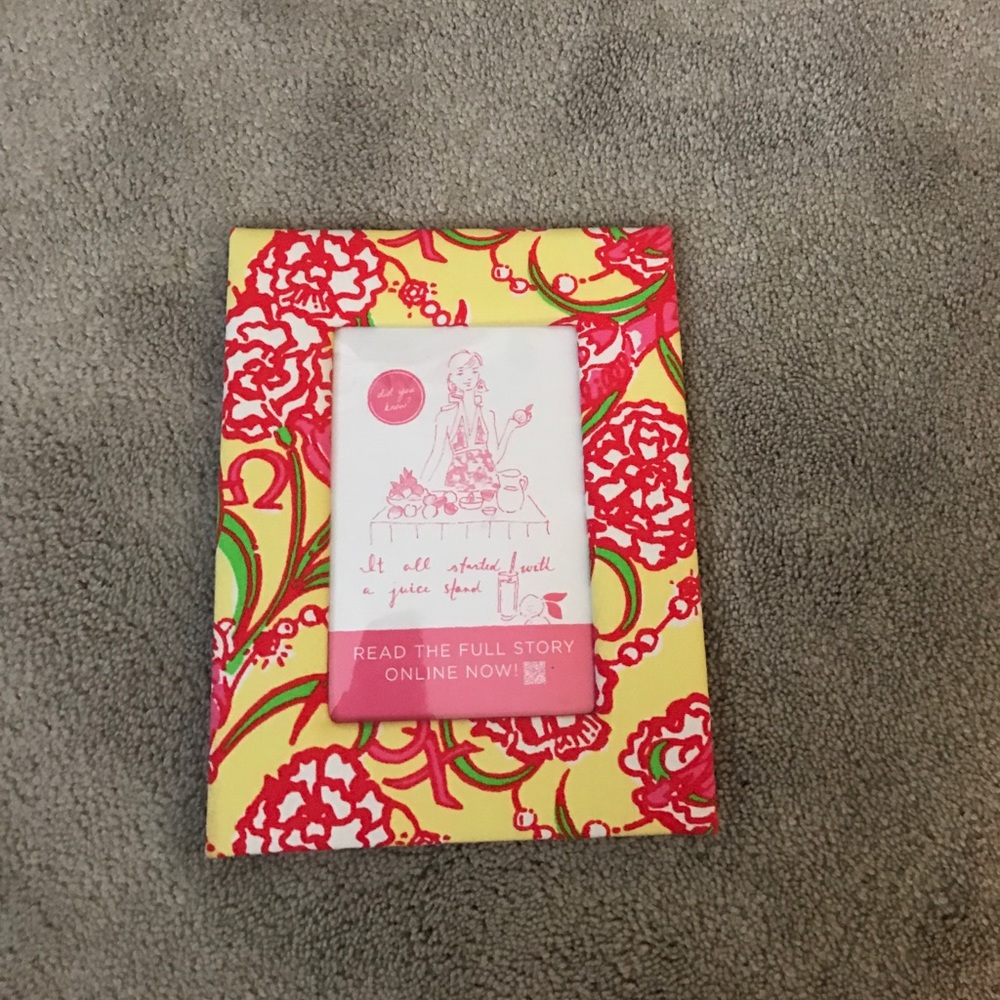 Chi omega Iilly Pulitzer picture frame