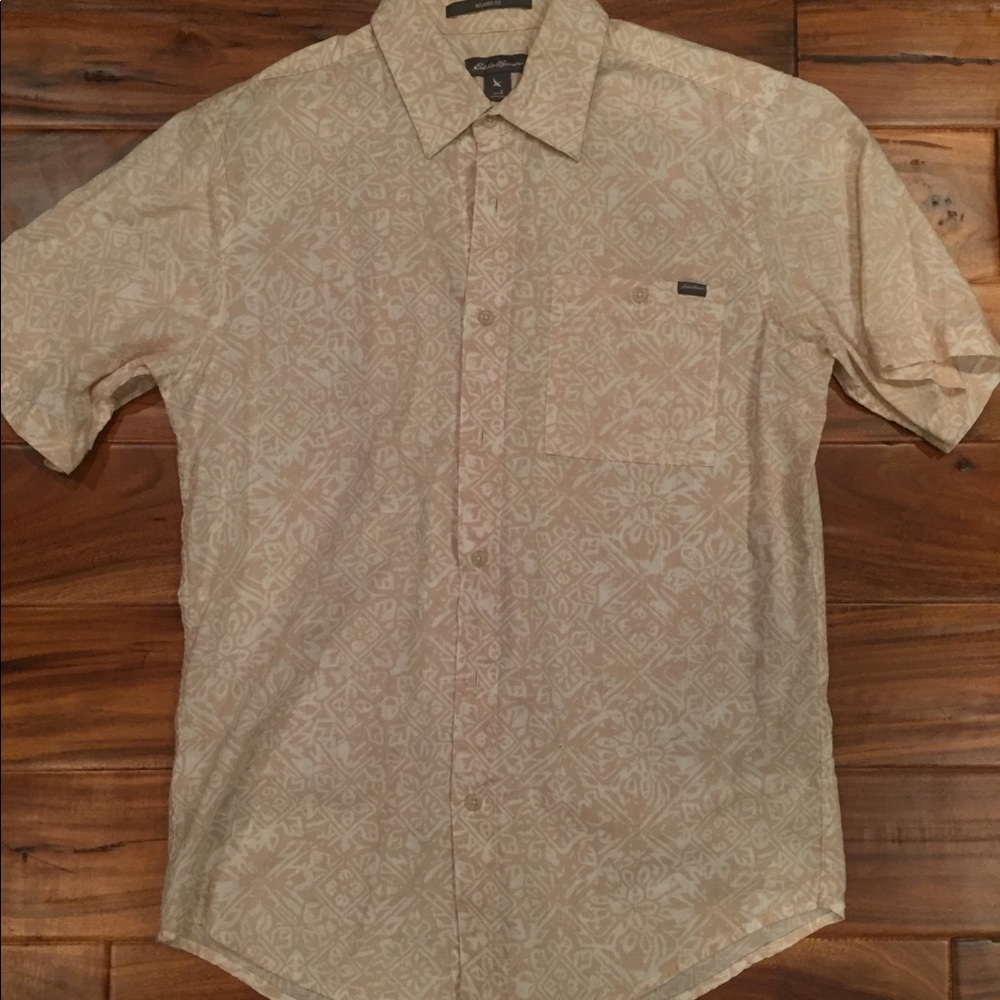 Eddie Bauer men's short sleeve button down