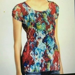 Anthropologie watercolor shirt