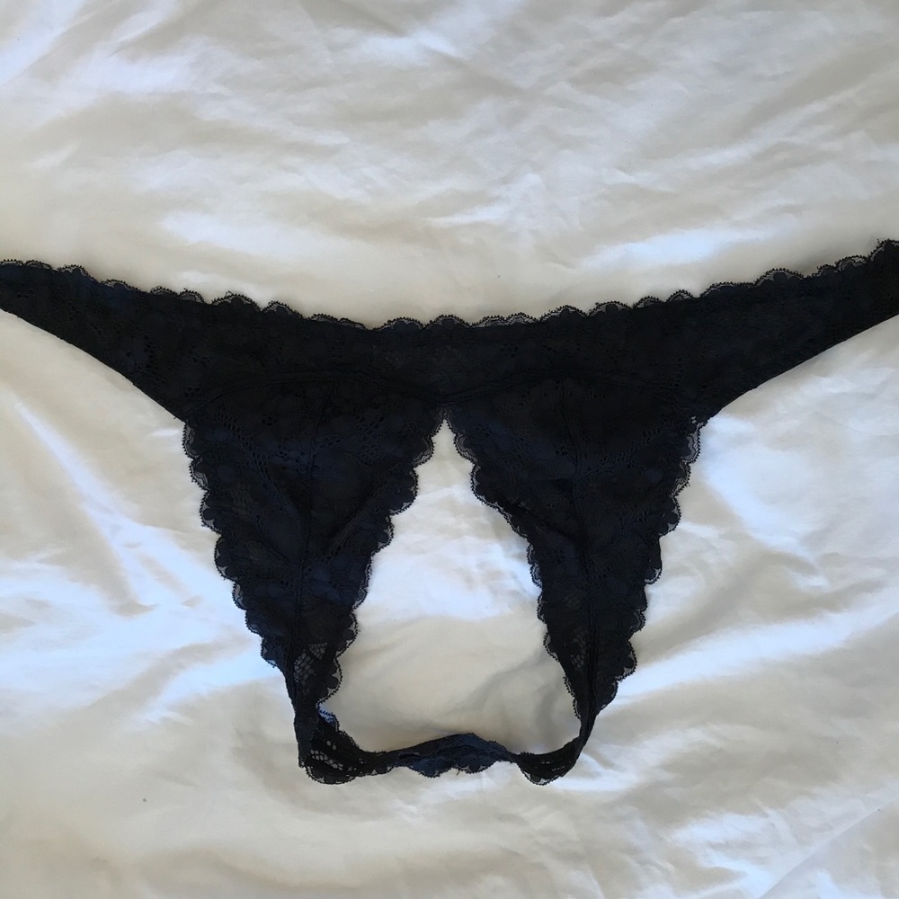 Black Lace Halter Bralette