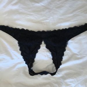 Black Lace Halter Bralette