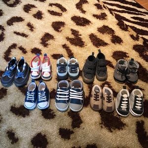9 pairs baby boy shoes