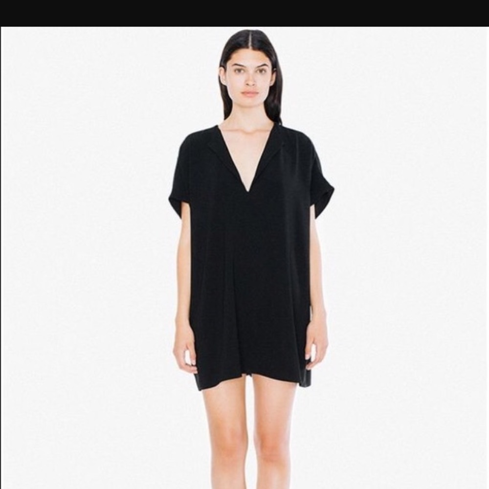 American apparel adia dress black