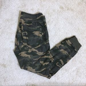 Camouflage Cutoff Joggers