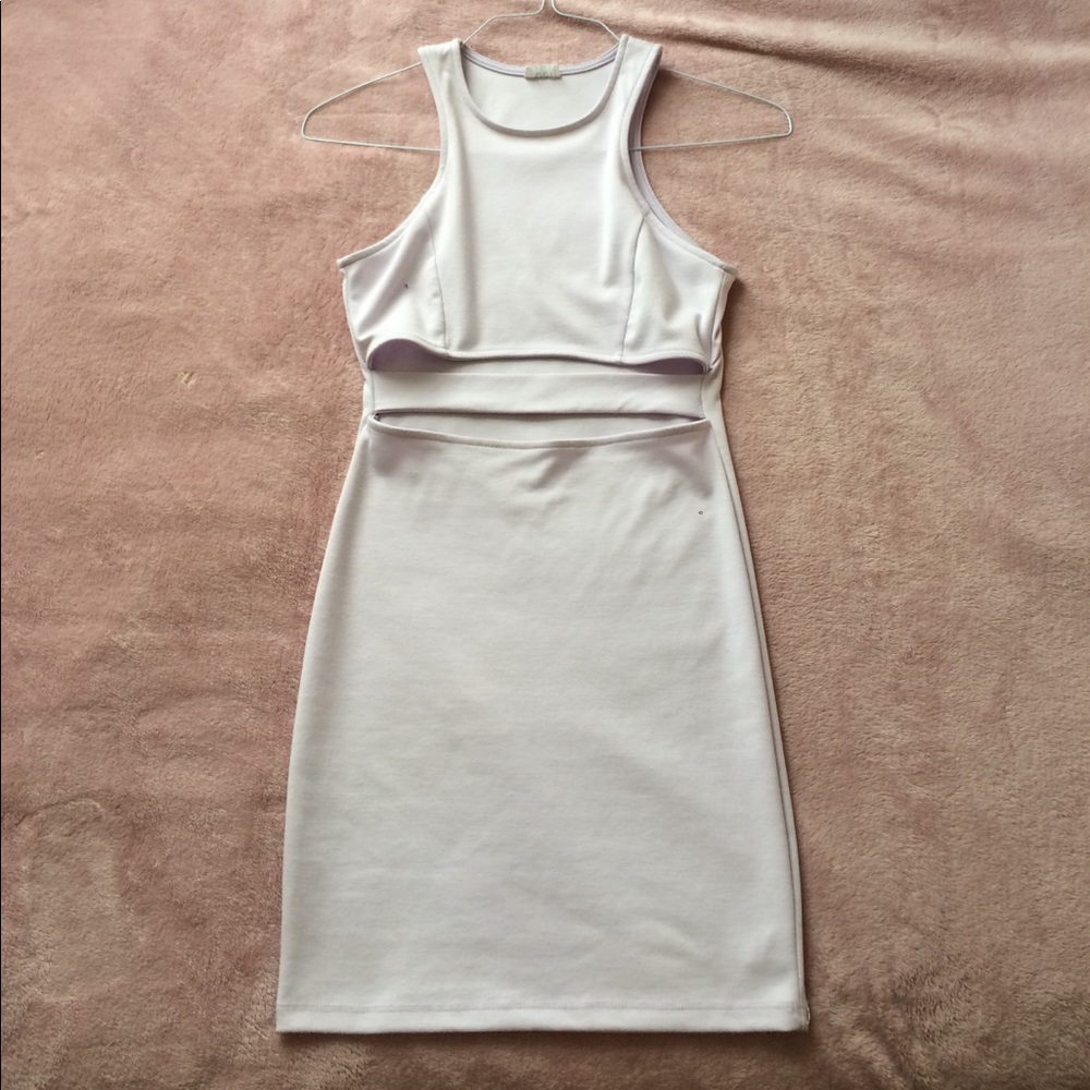 Tobi Lavender Cut Out Bodycon Dress